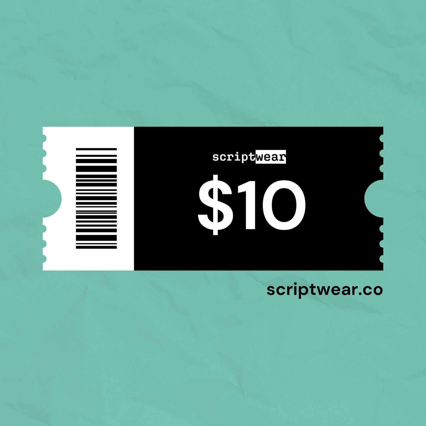 $10 Scriptwear Digital Gift Card