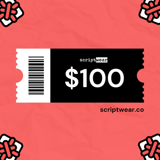 $100 Scriptwear B-Day Digital Gift Card