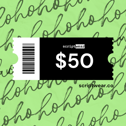 $50 Scriptwear Xmas Digital Gift Card