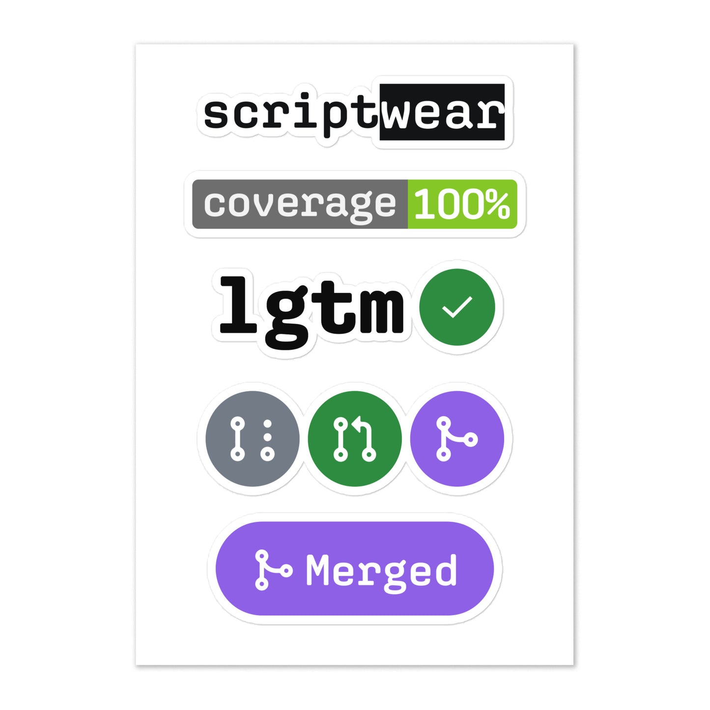 Scriptwear Sticker Collection (25 Stickers)